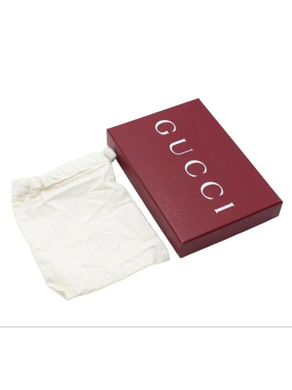 Gucci GG Canvas Card Case Coin Purse Business Holder
